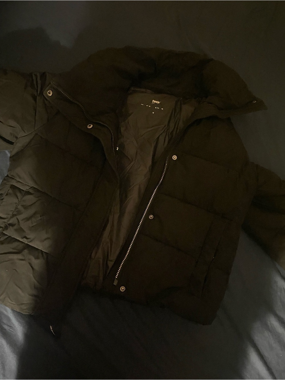 Women Black Puffer Jacket - Warm Quilted Coat